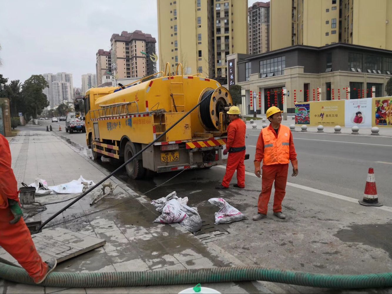 八步排污管道清淤-管道清洗